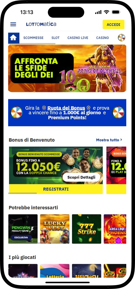 Home Casino lottomatica
